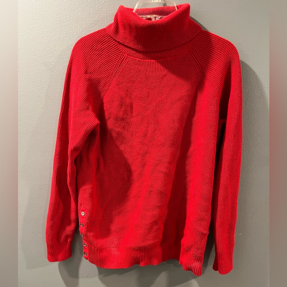 Red Michael Kors turtleneck